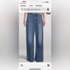 The Logan Mid-Rise Wide Leg Jeans